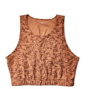 REI Co Op Orange Take Your Time Bra Cropped Top Small
